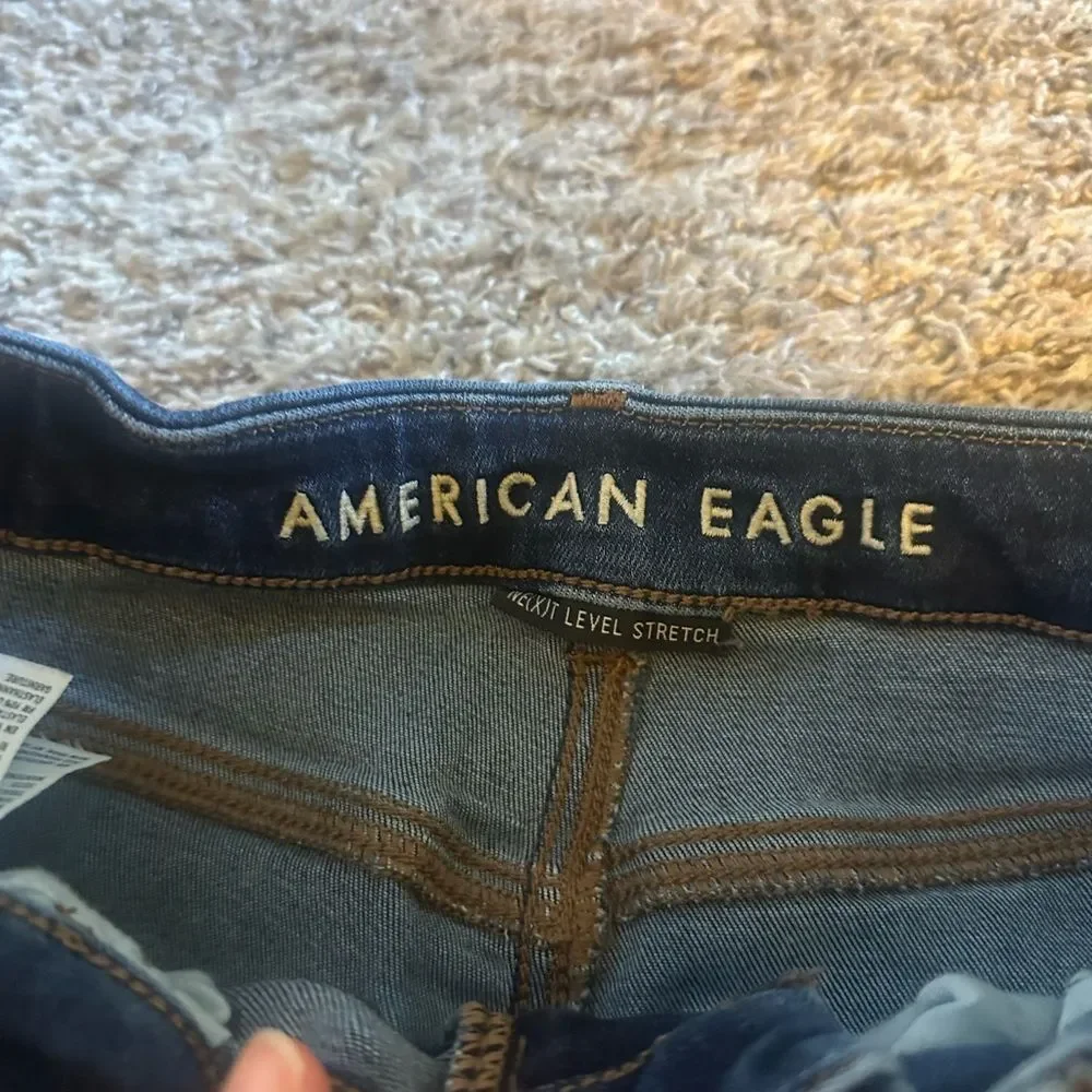 American Eagle Outfitters Blue Skinny Jeans Classic Design
